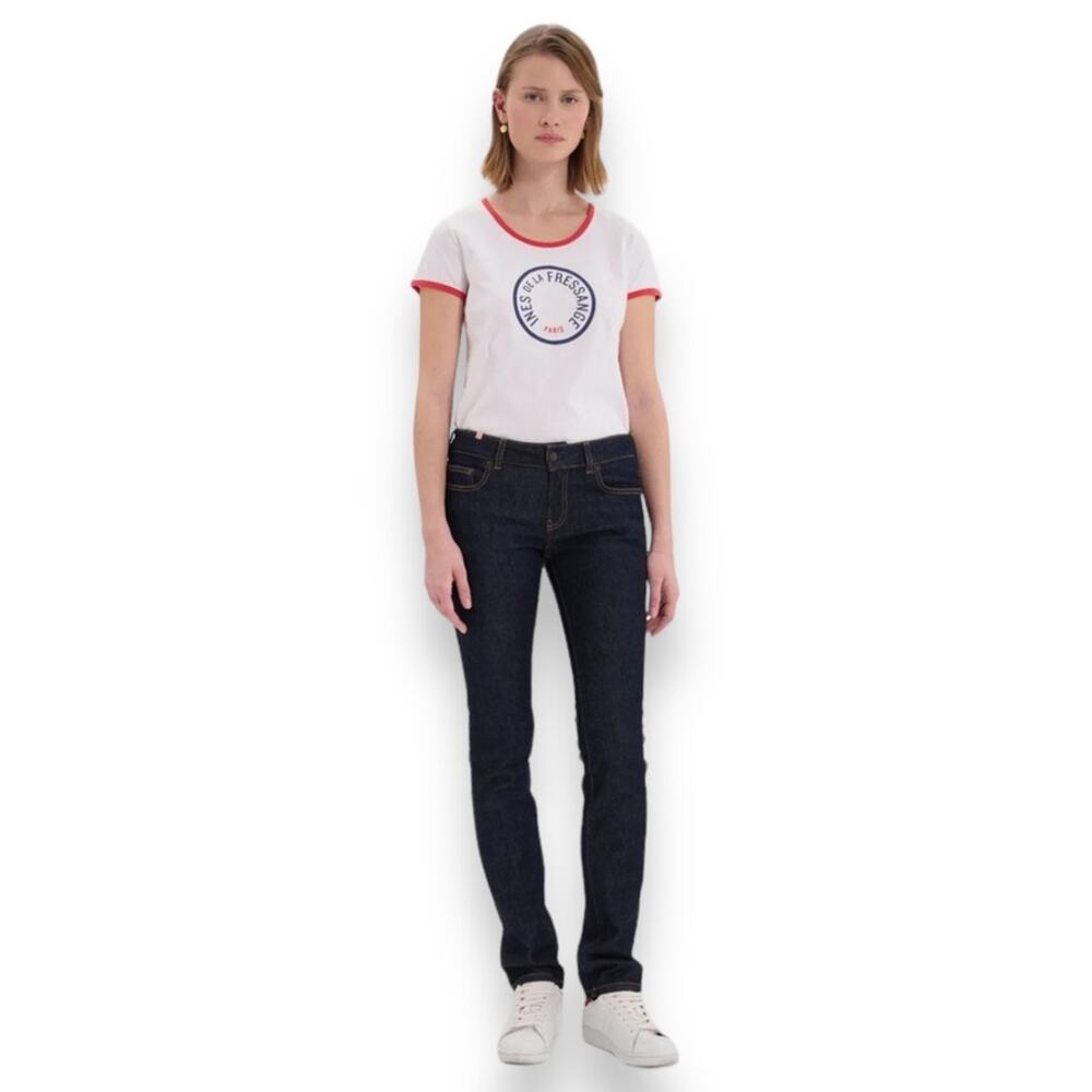 Notify NFY Anemone Straight Leg Dark‎ Wash Denim Jeans Women's 28 Blue